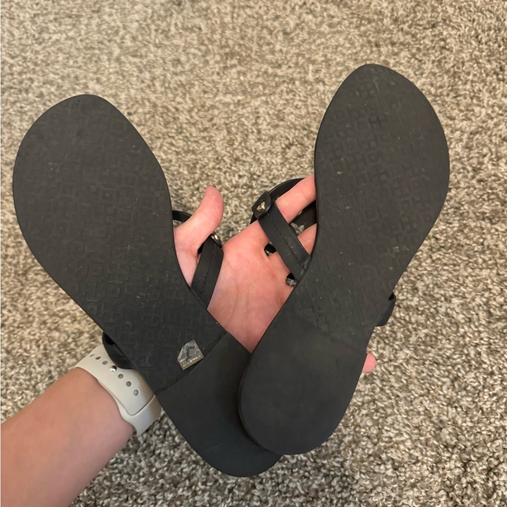 Tory Burch Black leather Miller Sandal